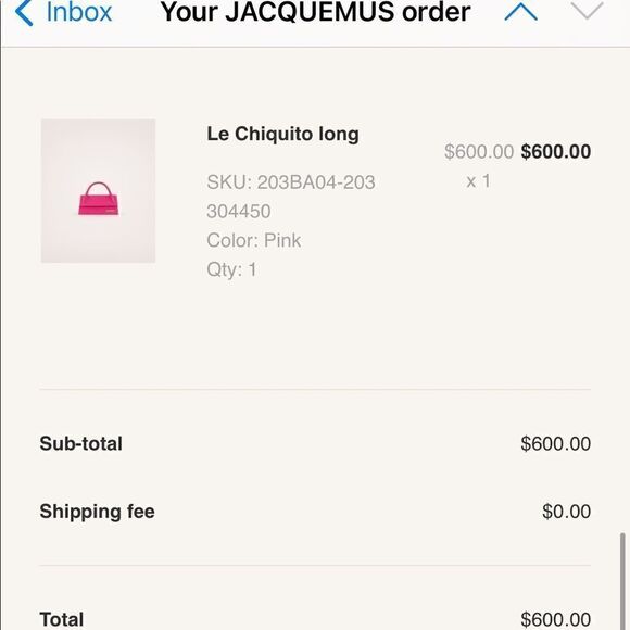 Jacquemus top handle bag - worn a few times- doesn’t come with tag - Picture 5 of 5